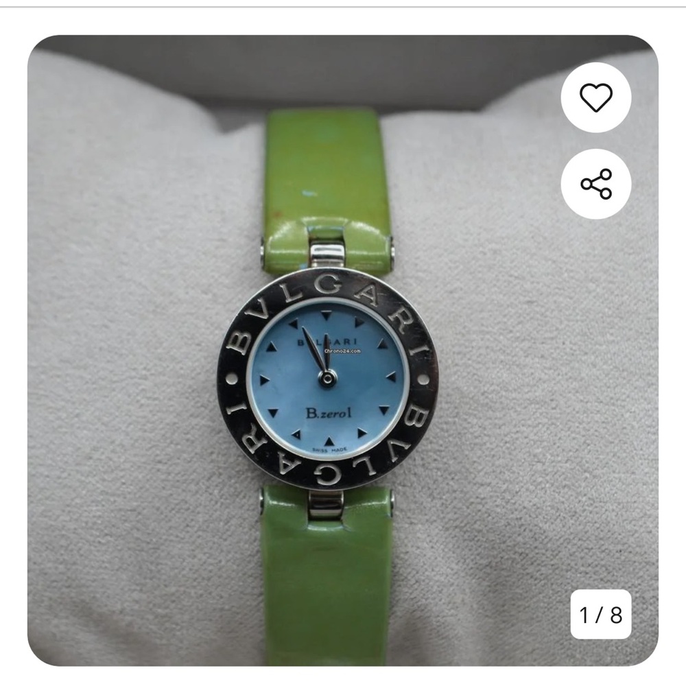 Stunning Women BVLGARI B Zero1, Ref ,BZ22S Diamond Mother of Pearl Dial